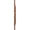 Ekena Millwork Durham Ceiling Medallion (Fits Canopies up to 4 1/4"), Hand-Painted Polished Copper, 31"OD x 1 1/2"P CM31DUPOS - alternate 2